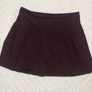 Lululemon Lost In Pace Skirt 8 Tall Dark Adobe
